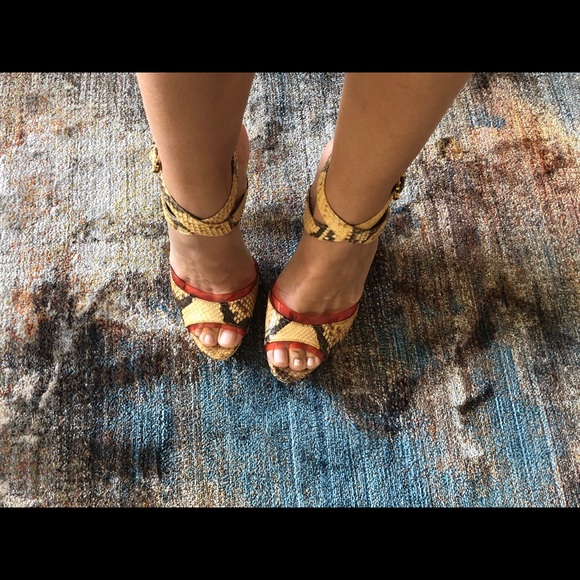 Sergio Rossi Python Heels - Picture 5 of 8